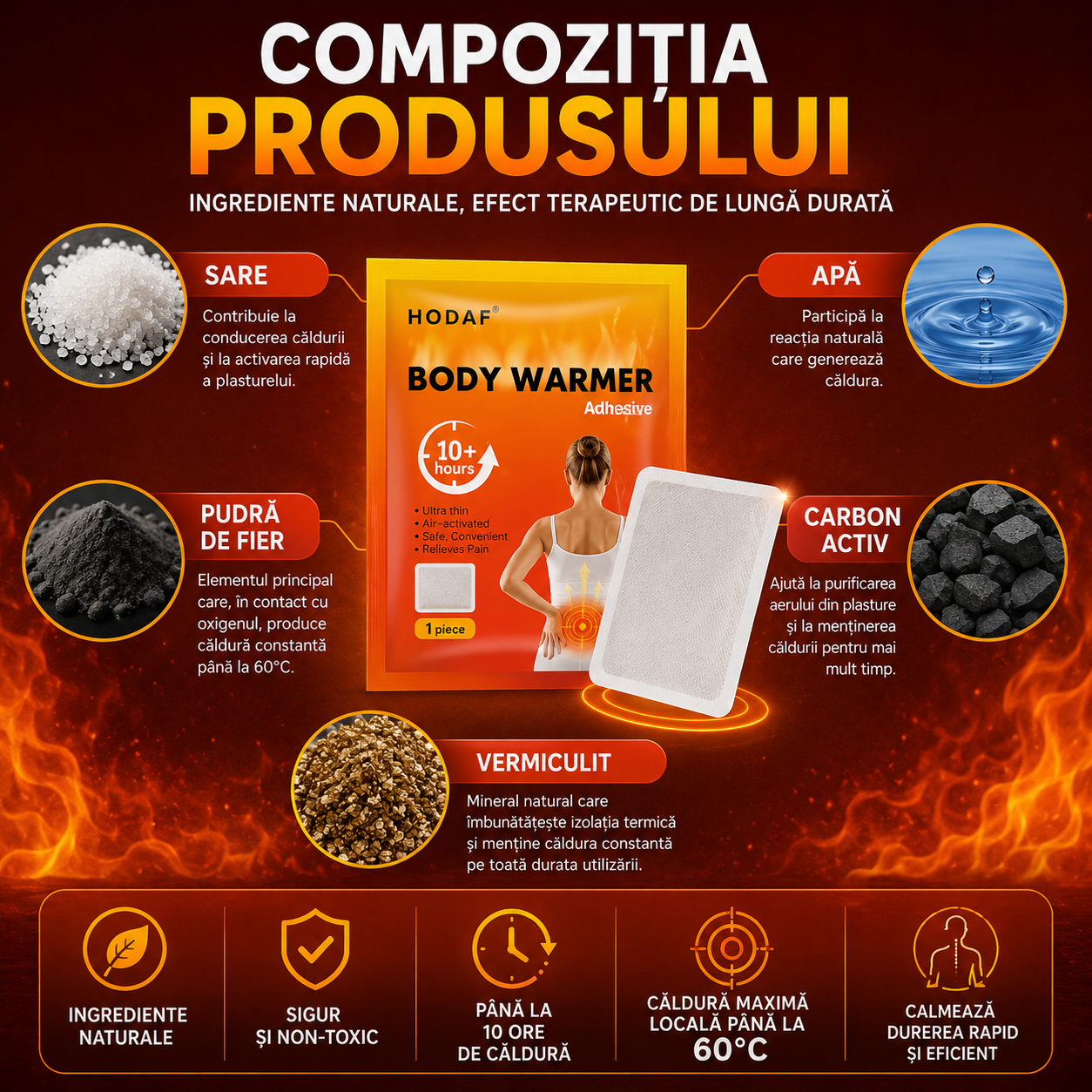 Plasturi cu incalzire locala