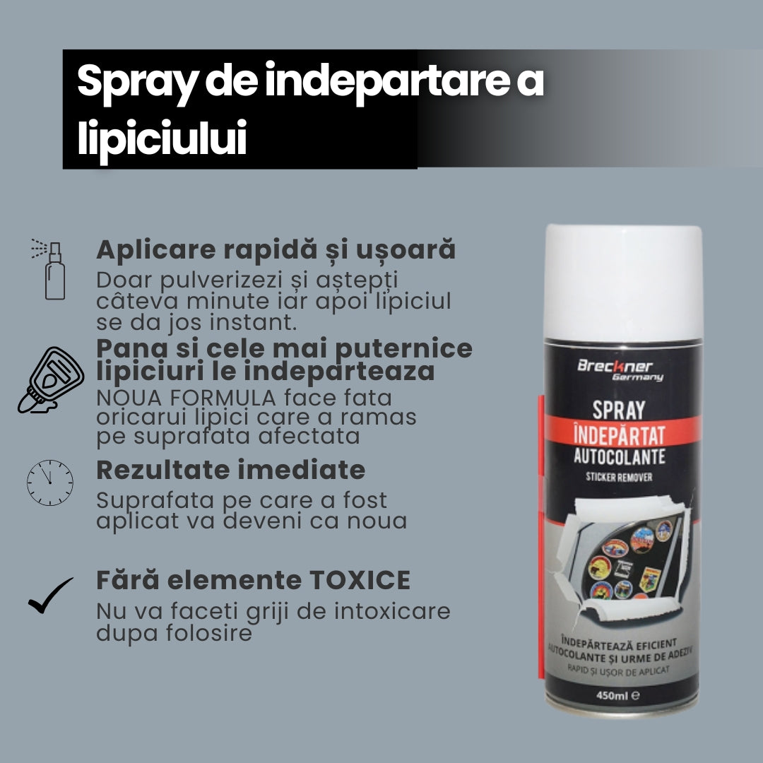 Spray indepartare lipici