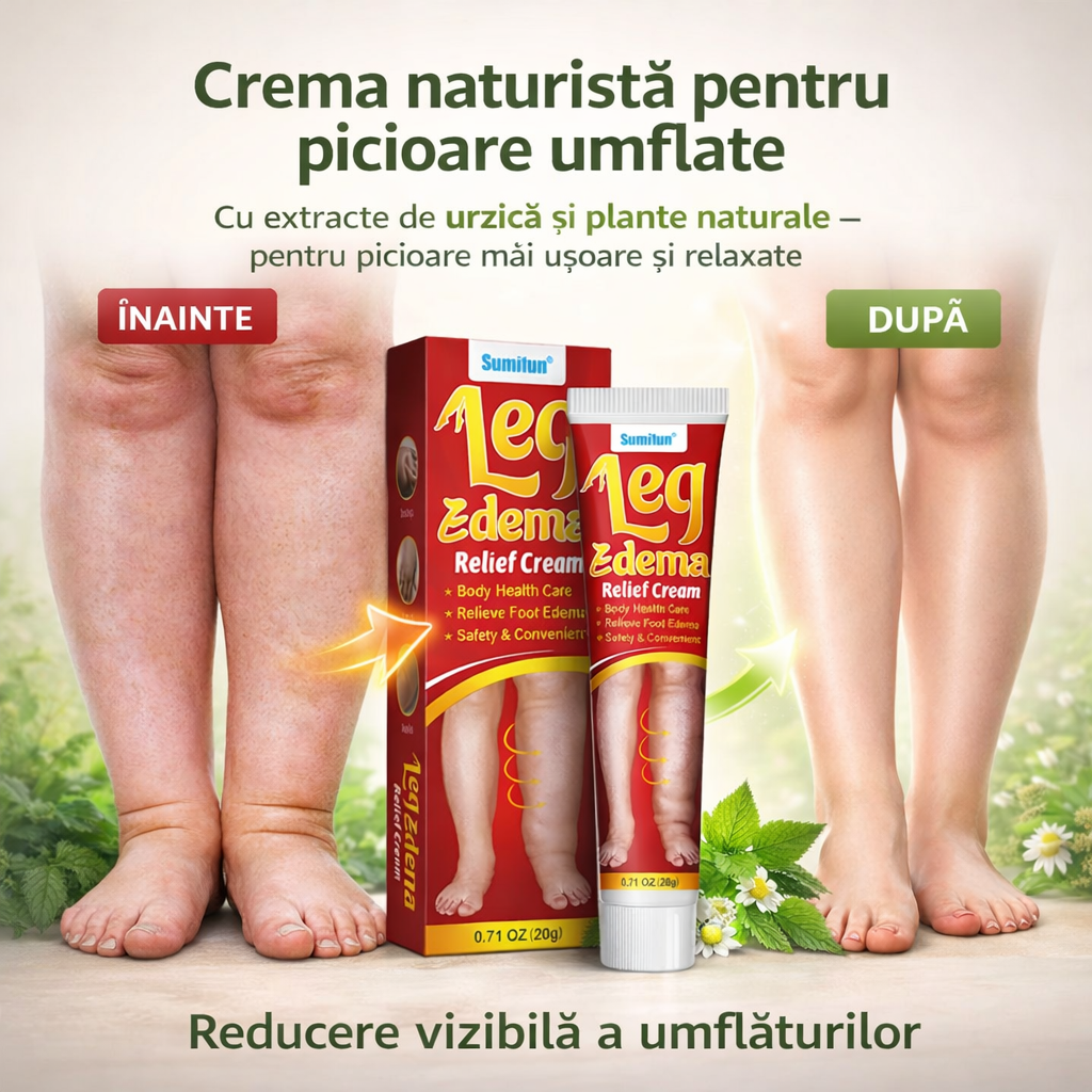 Crema Naturista pentru picioare umflate
