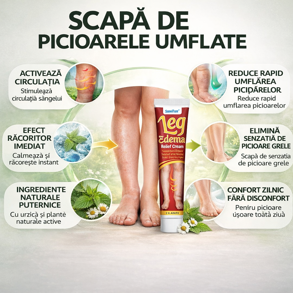 Crema Naturista pentru picioare umflate