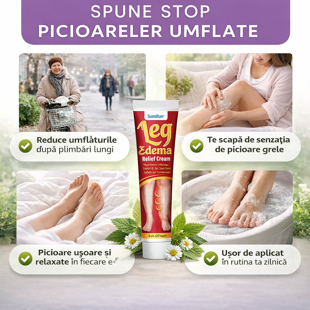 Crema Naturista pentru picioare umflate